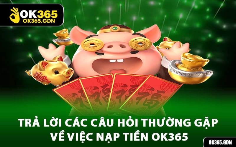 Trả lời các câu hỏi thường gặp về việc nạp tiền Ok365