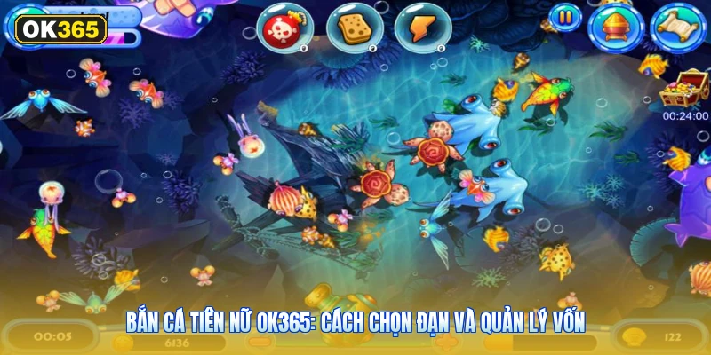 Bắn Cá Tiên Nữ OK365: Cách Chọn Đạn Và Quản Lý Vốn