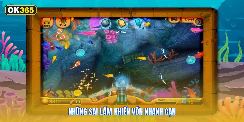 Những sai lầm khiến vốn nhanh cạn