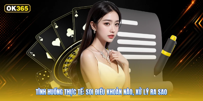 Tình huống thực tế: soi điều khoản nào, xử lý ra sao